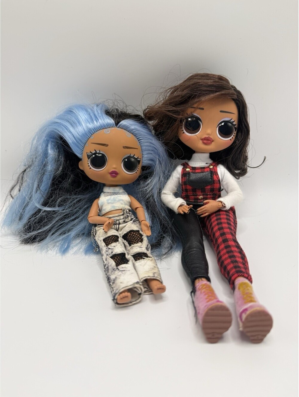 LOL Surprise OMG Dolls 7” & 9” Lot Of 2 Winter Chill Camp Winter Disco